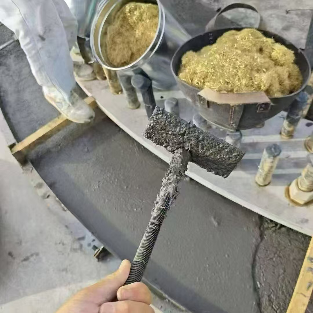 鲁甸C120钢纤维高强无收灌浆料 轧机压缩机汽轮机发电机锻压设备底座灌浆材料